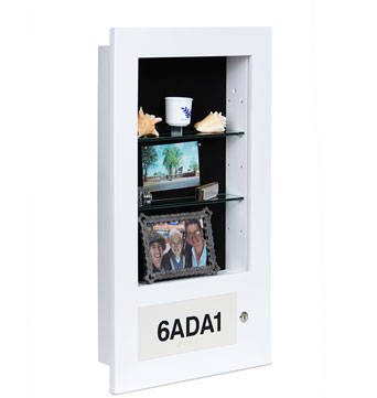ADA Signage Plate Assisted living Memory Box - Wall Mounted Shadowbox - Residential Care Facility Memory Box - Custom Disply Design
