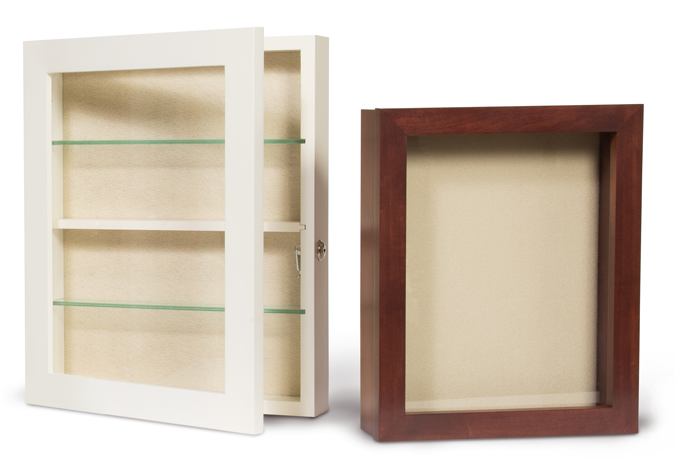 Assisted Living Shadow Boxes - Memory Care Facility Wall Hanging Memory Boxes - Custom Display Designs