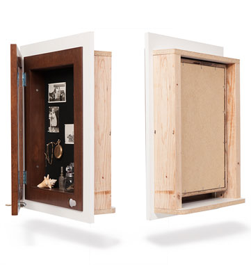 11x17 Elder Care Memory Box - Hardwood Shadowbox - Dementia Care Memory Box - Custom Disply Design